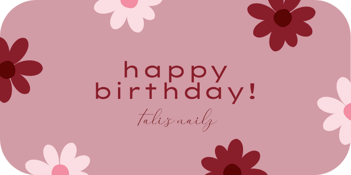 Happy Birthday Floral