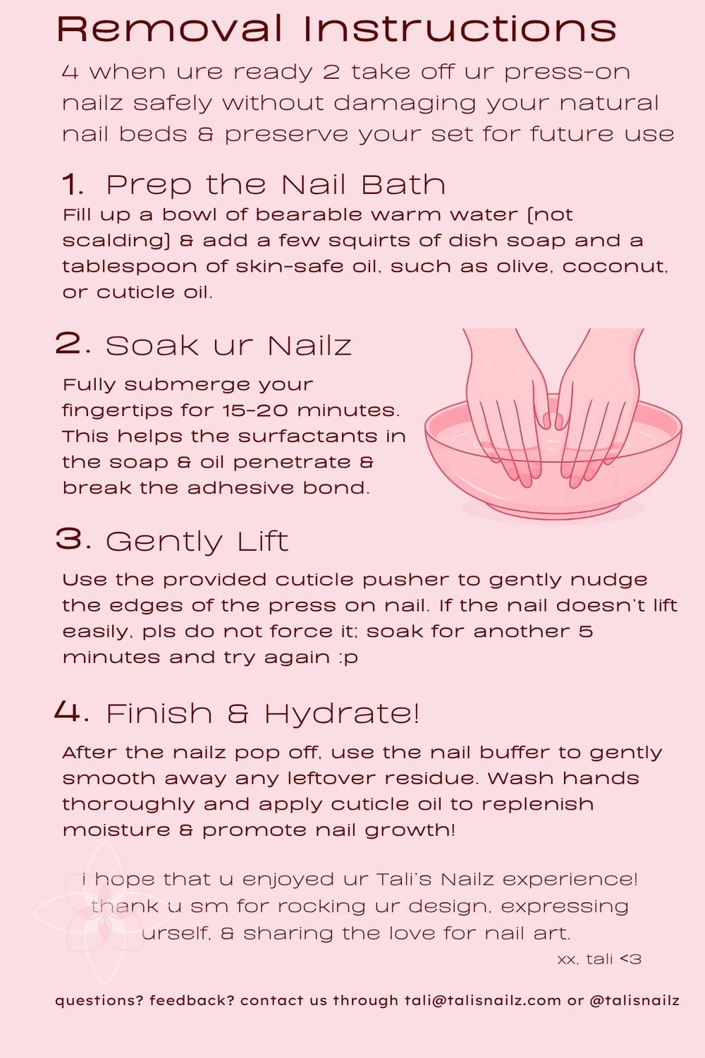 How to remove your nailz