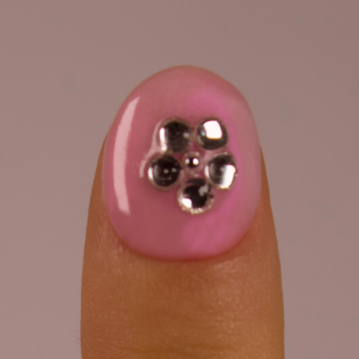 oval short nails